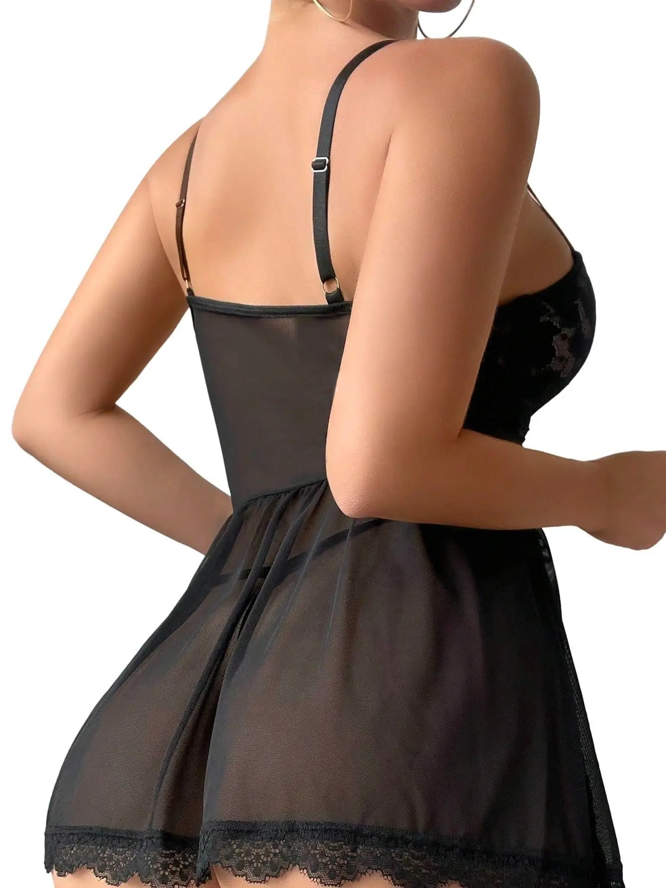 vestido lenceria sexi